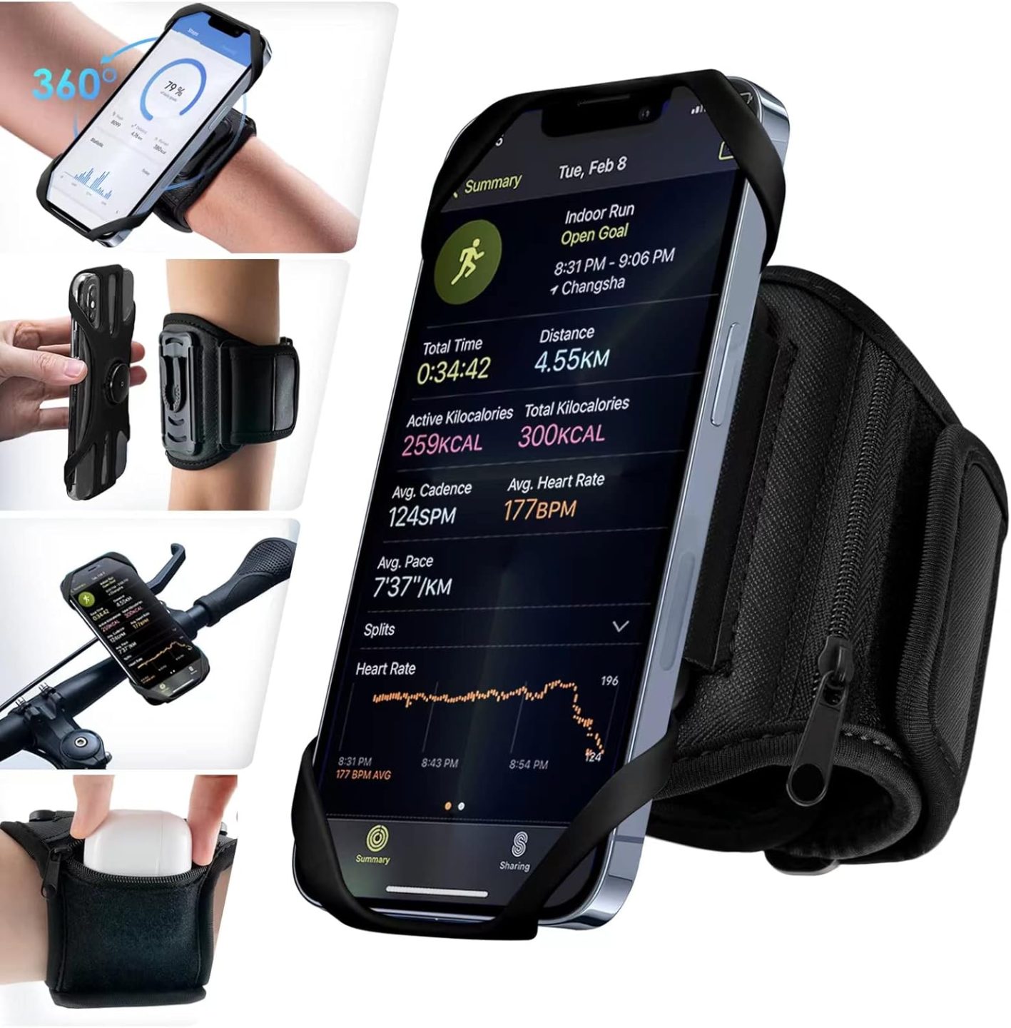 Cikyner Running Armband – 3v1
